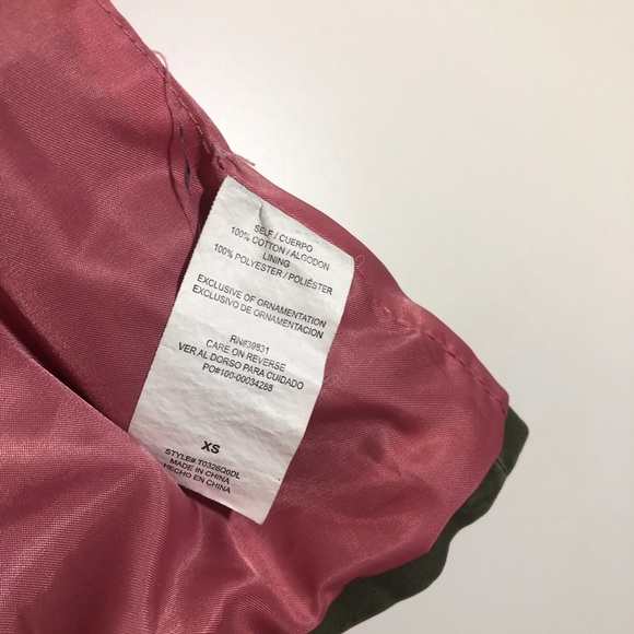 Juniors army green vest with splash marks size XS - Picture 3 of 4